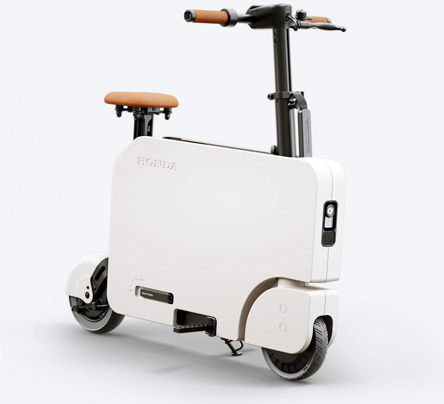 honda mit patent auf „koffer“ mit motor und drei sitzen für eltern, genannt „motocompacto“