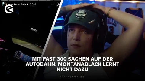 mit fast 300 sachen auf der autobahn: montanablack lernt nicht dazu